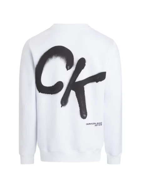 Bluza Calvin Klein ze sznurkiem biała