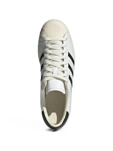 Sneakerși Adidas Superstar din piele retro alb