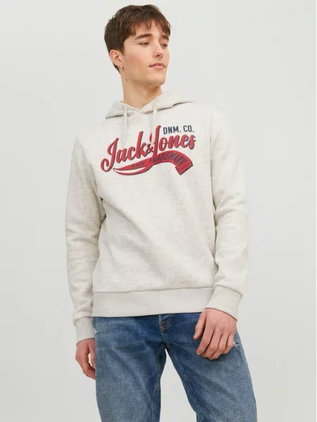 Jack&Jones Світшот Logo сірий