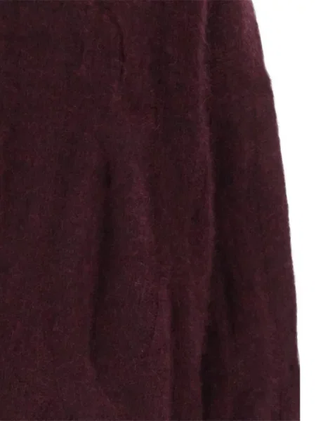 Pulover Allude cu decolteu rotund violet