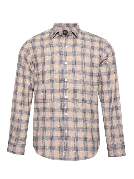 Campus Sutra Košile Terrie marine modrá starorůžová šedá