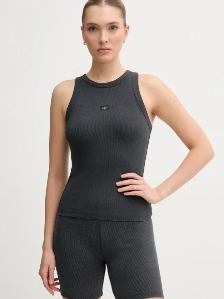 Топ Calvin Klein Jeans черно
