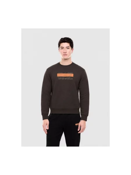 Geacă Emporio Armani Ea7 maro