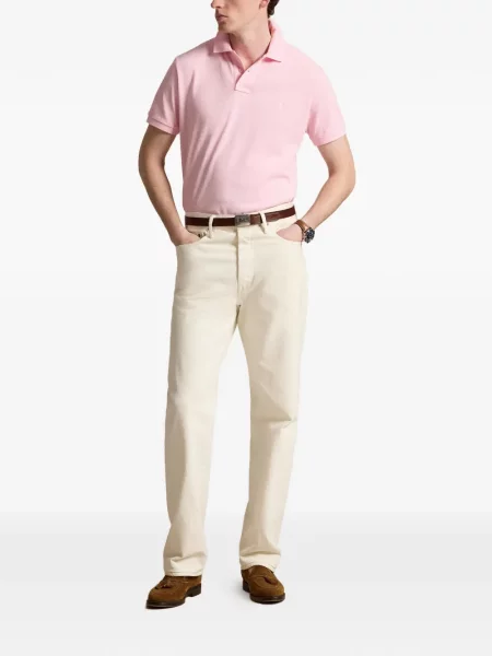 Klasické polotričko Polo Ralph Lauren s výšivkou šedé