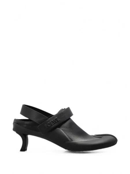 Pantofi cu toc Loewe slingback negru