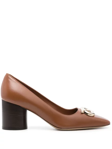 Pantofi cu toc Ferragamo din piele