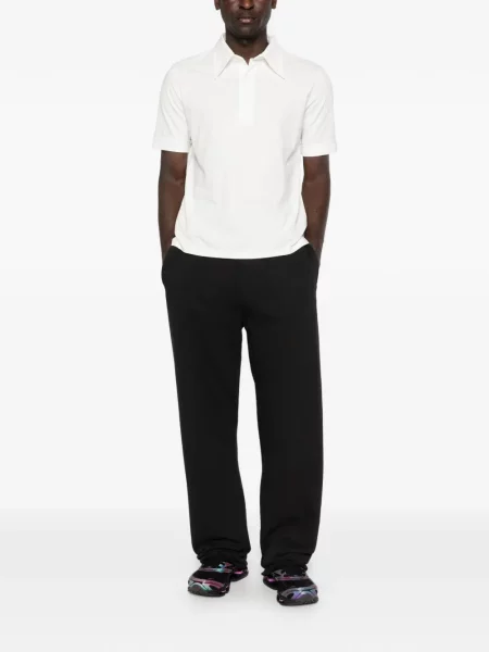 Tricou polo Mm6 Maison Margiela alb