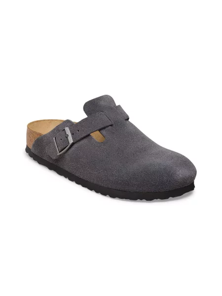 Sneakersy Birkenstock zamszowe szare