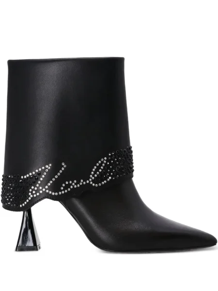 Боти Karl Lagerfeld с кристали черно