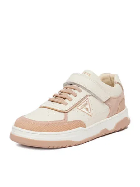 Sneakersy Guess Écru