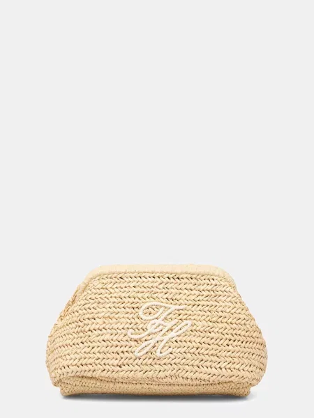 Kopertówka Tommy Hilfiger pleciona beżowa