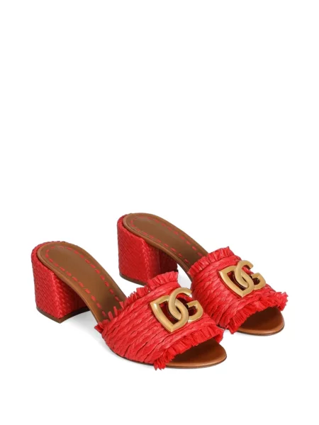 Papuci tip mules Dolce & Gabbana roșu