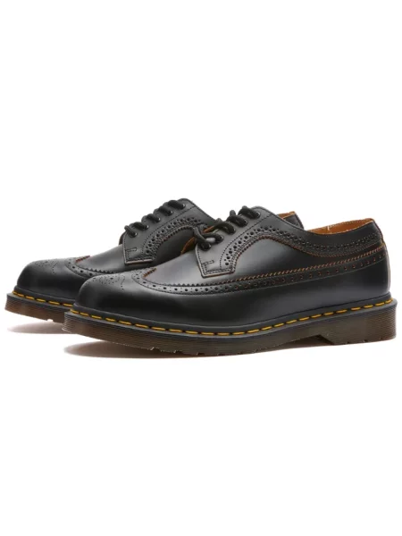 Brogsy Dr. Martens skórzany biznesowy czarny