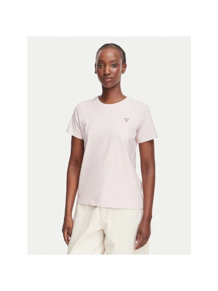 Guess Jeans T-shirt Svijetlo roza Regular Fit