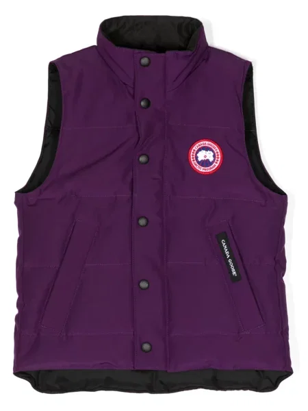 Kamizelka dziecięca Canada Goose fioletowa