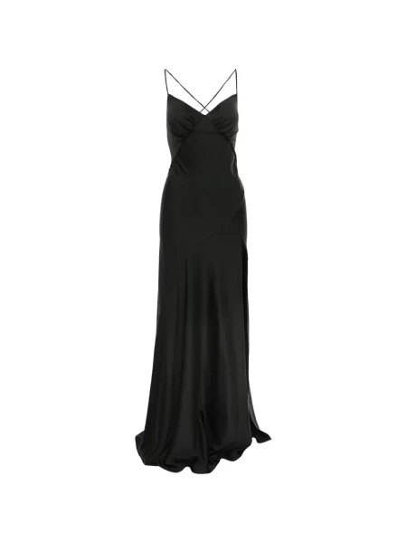 Rochie Roserry cu crăpătură de costum negru
