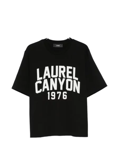 Tricou Amiri cu imagine negru