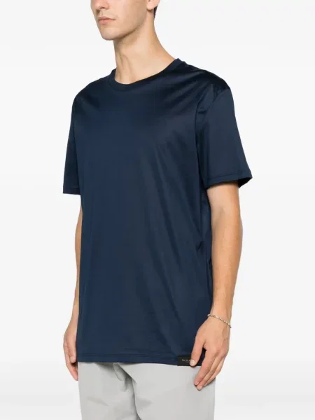 Tricou Low Brand cu decolteu rotund albastru