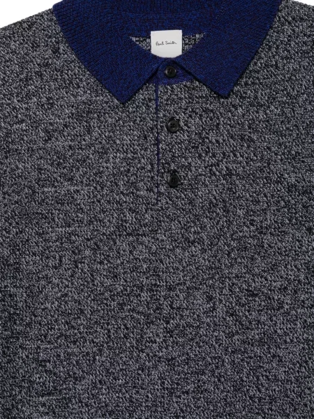 Πλεκτό μακρύς polo Paul Smith γκρι