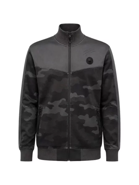 Geacă Plein Sport cu imagine cu model camuflaj negru
