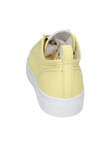Sneakersy Stokton skórzane żółte