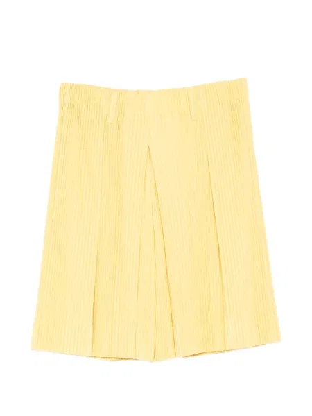 Pantaloni scurți Homme Plisse Issey Miyake galben