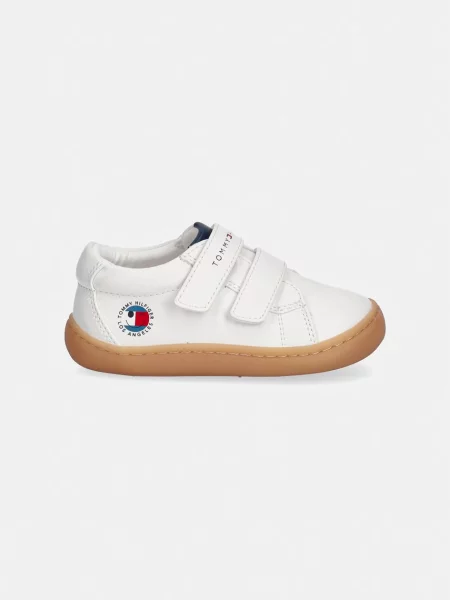 Tommy Hilfiger sneakers pentru copii alb