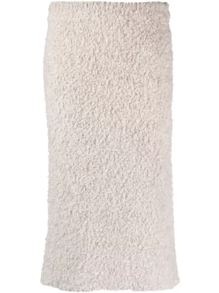 Fustă midi By Malene Birger de lână până la genunchi