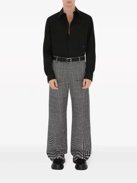 Siuvinėta marškiniai Burberry juoda