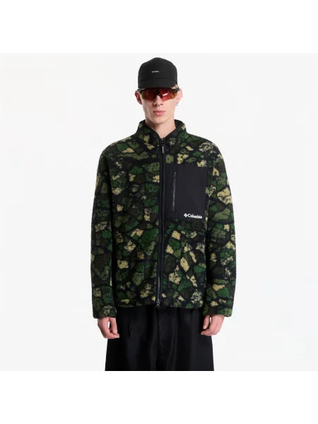 Hanorac din fleece Columbia din fleece cu imagine