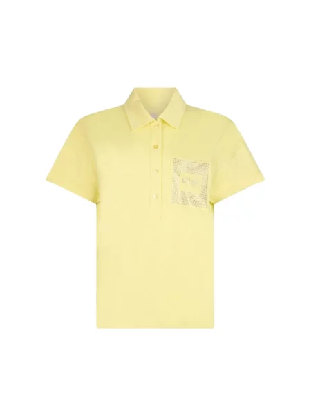 Tricou polo Liu Jo galben