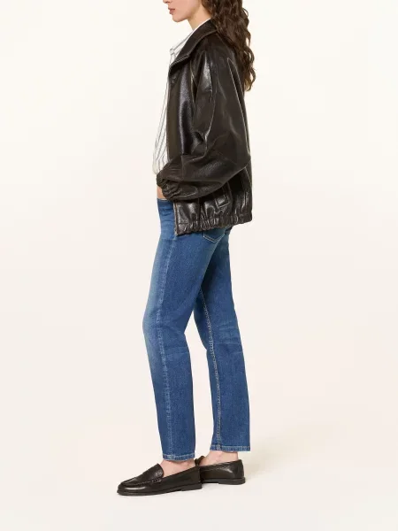 Cambio Dżinsy Piper Cropped blau niebieskie