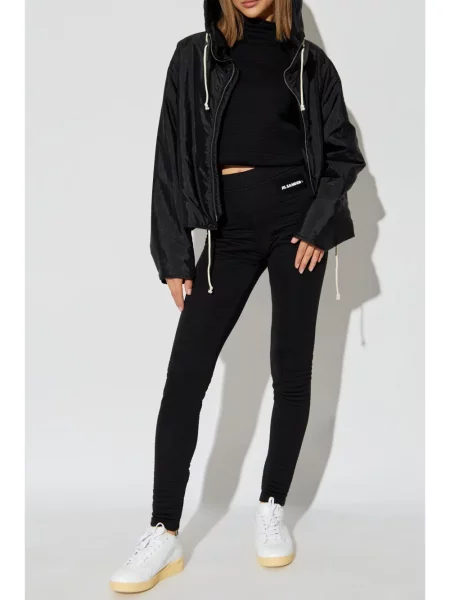Briaunotas leginsai Jil Sander juoda