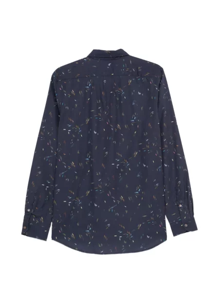 Lung cămașă Ps Paul Smith cu imagine albastru