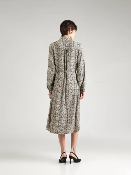 MSCH COPENHAGEN Rochie tip bluză Cielo Amabella bej negru
