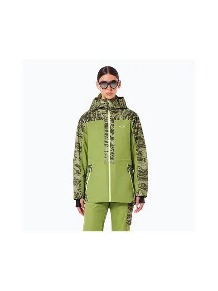 Гірськолижна куртка Oakley Tc Juno Reduct Shell Jacket duality swirl dbl green зелена