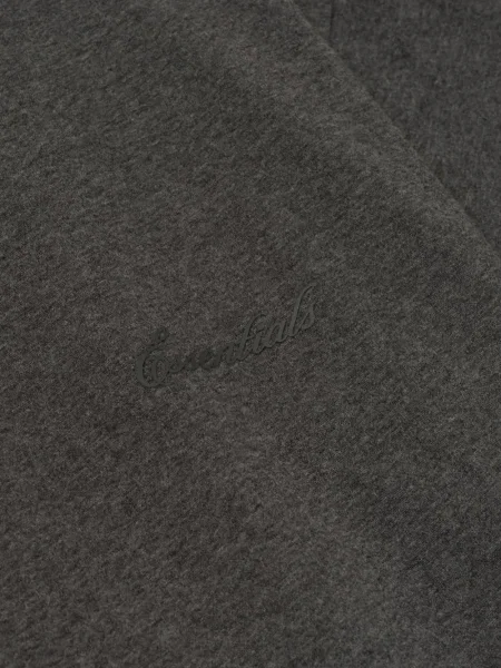 Класическа къс тениска Fear Of God Essentials с кръгло деколте сиво