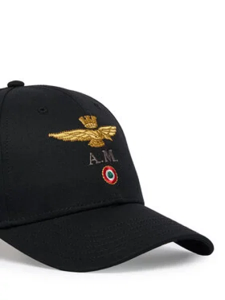 Aeronautica Militare Kapa s šiltom črna