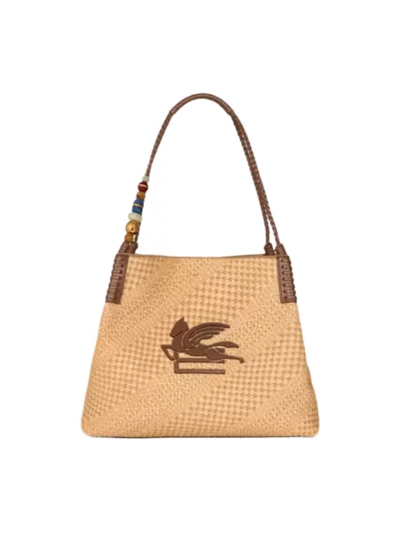 Duża torebka Etro beżowa