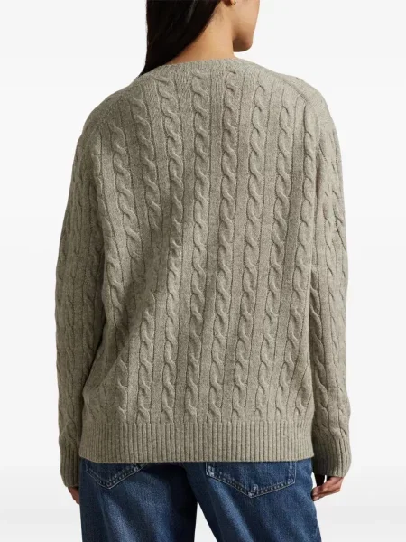 Căciulă Polo Ralph Lauren cu broderie cu dungi cowboy roșu