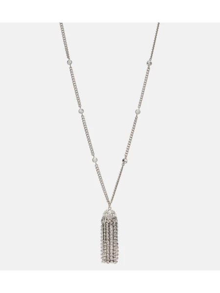 Pandantiv Rabanne de cristal argintiu