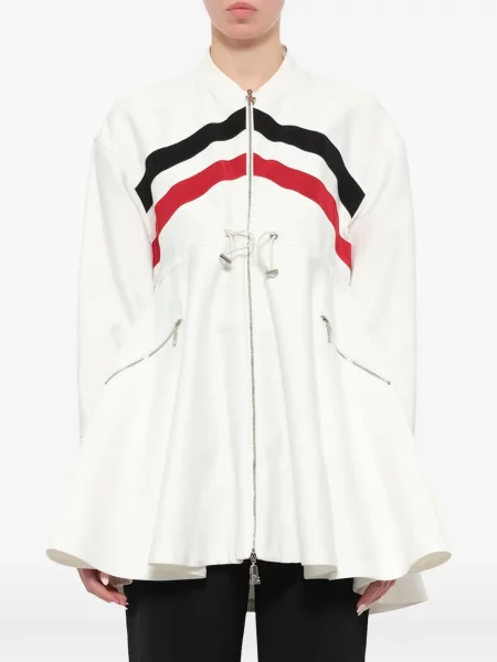 Geacă Moncler cu dungi alb