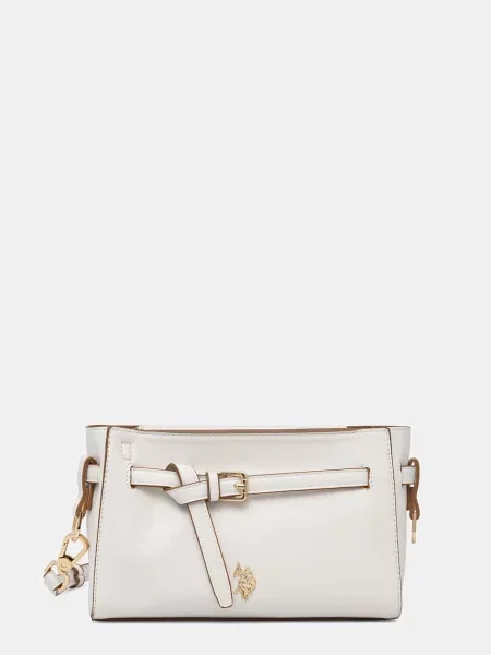 U.S. Polo Assn. listonoszka z imitacji skóry GUILDFORD beżowa