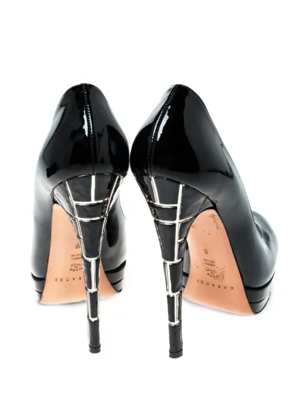Pantofi cu toc Casadei cu platformă negru