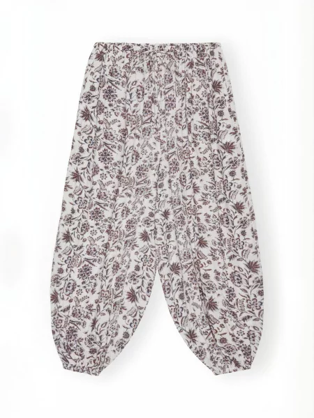 Moshi moshi mind Pantaloni roșu bordeaux alb