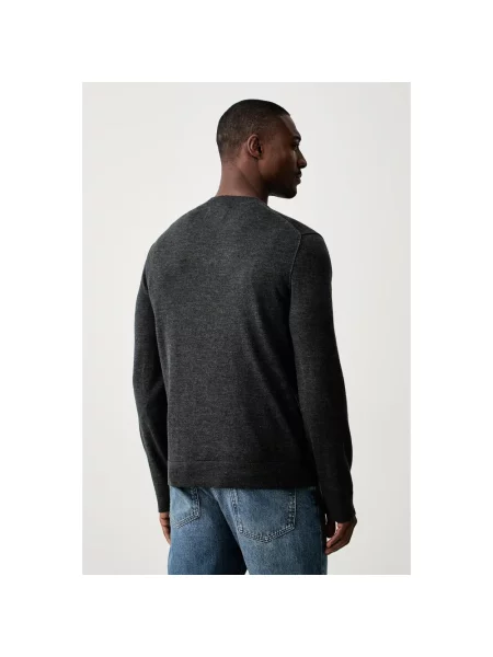 Sweter Marc O'polo wełniany szary