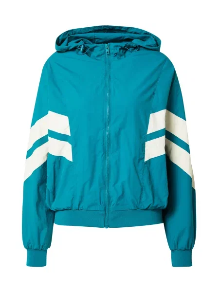 Urban Classics Geacă de primăvară-toamnă cyan alb