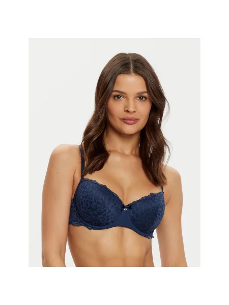 Hunkemöller Σουτιέν με μπανέλα Marine Σκούρο μπλε