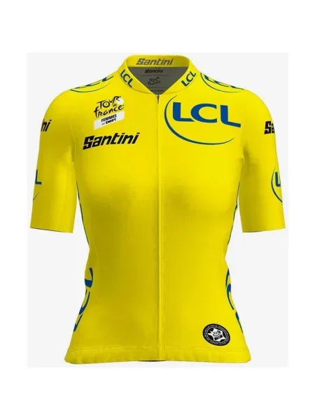 Koszulka z krótkim rękawem Tour de France Leader General Classification Sleek Cut S żółta
