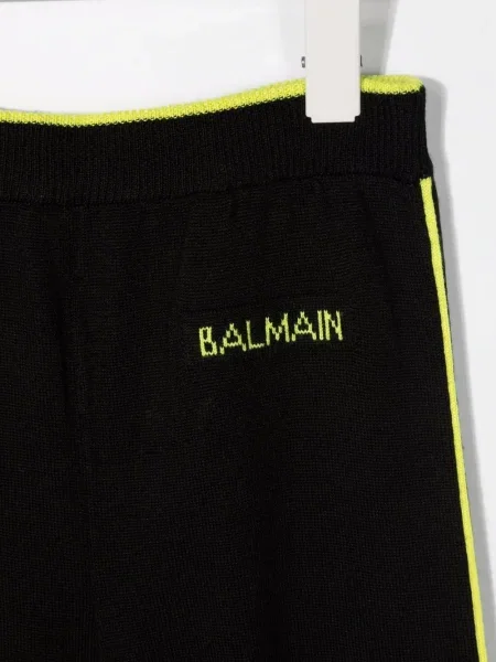 Spodnie dziecięce Balmain czarne